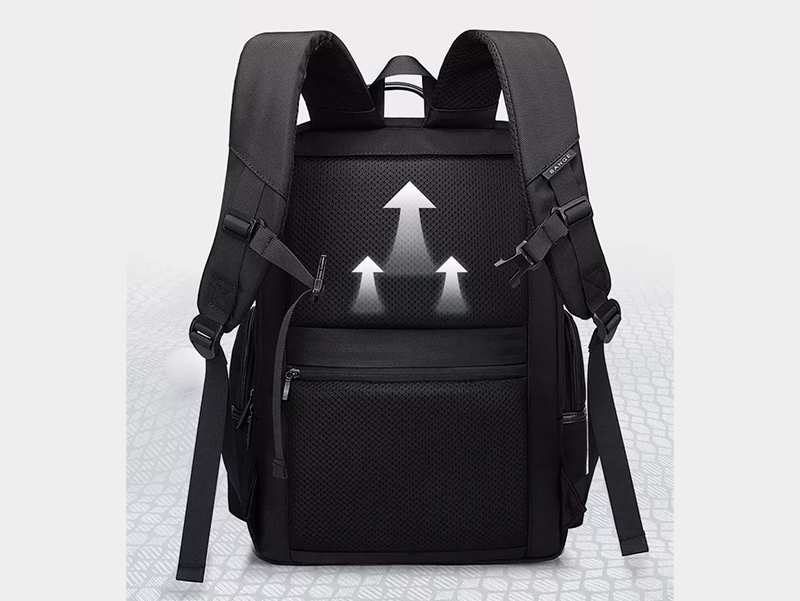 کوله پشتی پارچه ای ضد آب یو اس بی دار بنج مناسب تبلت و لپ تاپ تا 15.6 اینچ Bange BG-2601 Backpack with USB Port