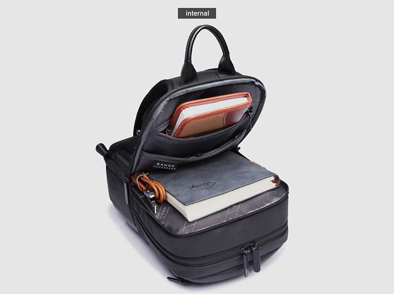 کوله پشتی تک بند  ضد آب یو اس بی دار تبلت 7.9 اینچی بنج Bange BG-77112 Men's Waterproof Crossbody Chest Bag Black