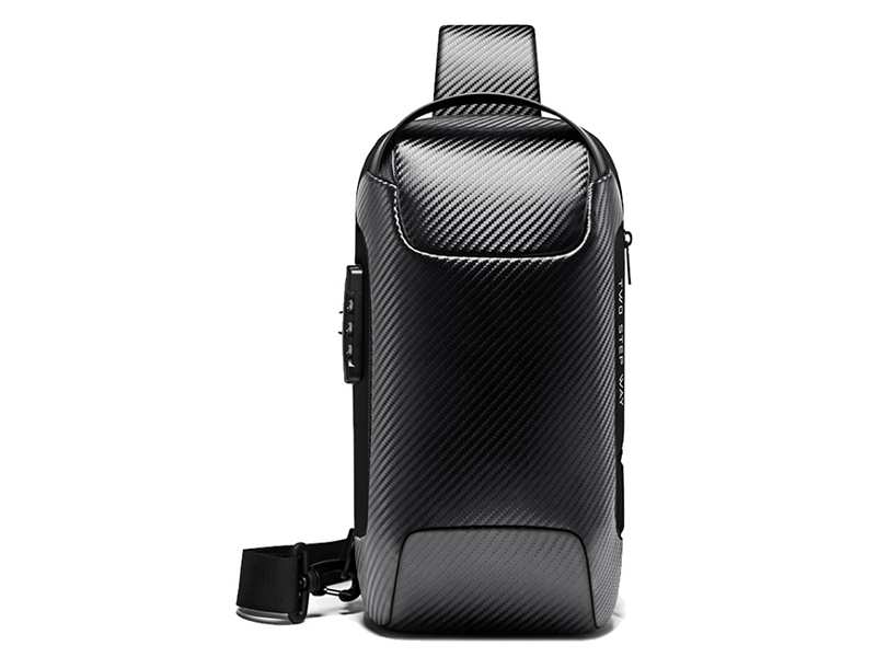 کوله تک بند ضد سرقت و ضد آب تبلت9.7 اینچ بنج  Bange BG-22085 plus Carbon Waterproof Crossbody Chest Bag