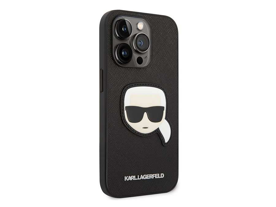 قاب چرمی آیفون 14 پرو طرح کارل CG Mobile iphone 14 Pro Karl Lagerfeld Leather Case