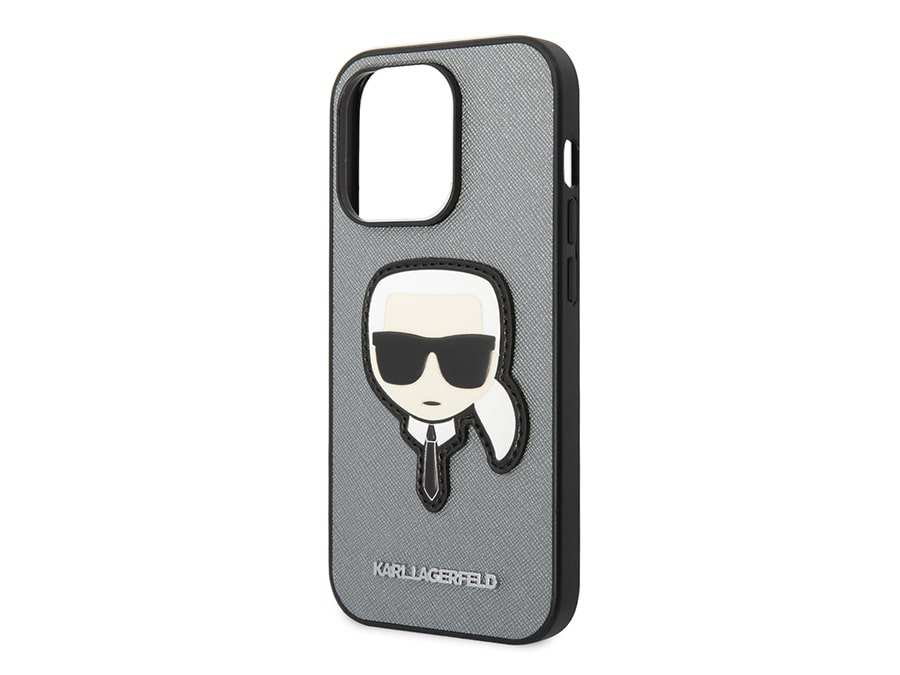 قاب چرمی آیفون 14 پرو طرح کارل CG Mobile iphone 14 Pro Karl Lagerfeld Leather Case