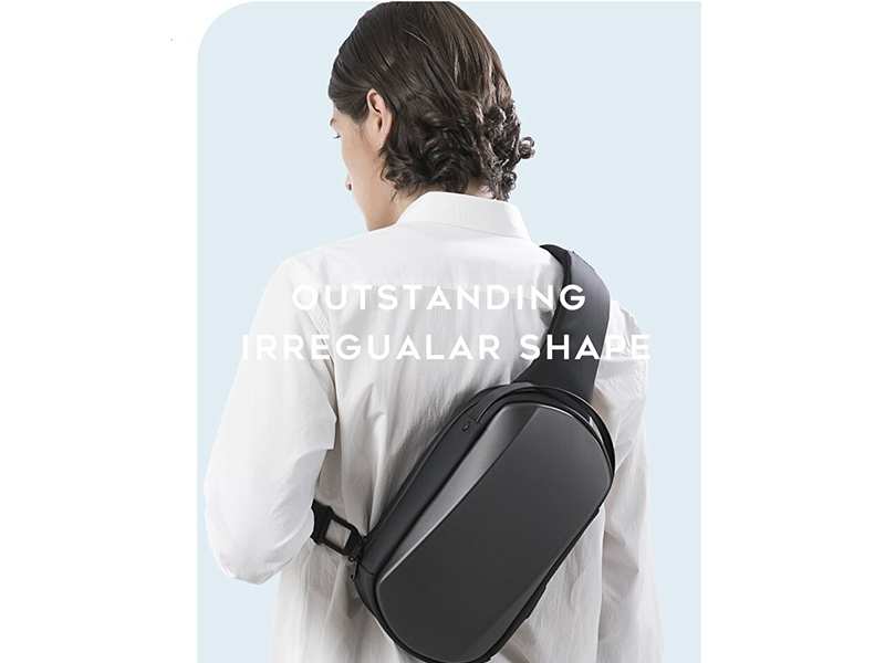 کوله تک بند ضد آب یو اس بی دار بنج BANGE BG-7256 Men Chest Bag Waterproof