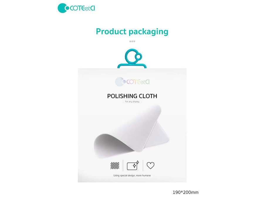 مجموعه سه عددی پارچه پولیش مخصوص نظافت صفحه نمایش کوتتسی Coteetci Polishing cloth 86009