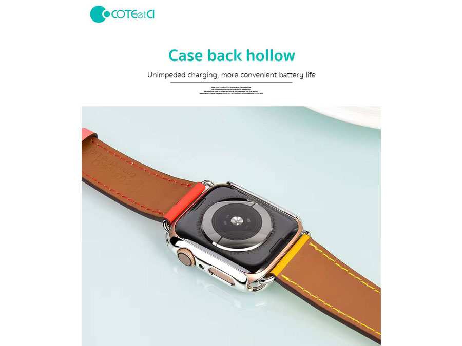 قاب محافظ اپل واچ سری 7 کوتتسی Coteetci iwatch 7 protective case 25006-BK