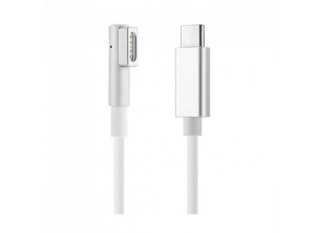 کابل شارژ مغناطیسی مک بوک تایپ سی 100 وات دو متری کوتتسی Coteetci MacBook MagSafe "L" style charging data cable 16001-M1