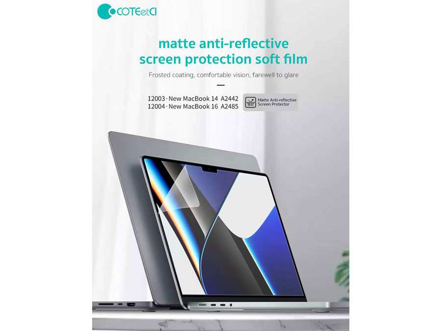 محافظ صفحه نمایش ضد انعکاس نور مات مک بوک ایر 13.6 اینچ 2022 کوتتسی Coteetci screen protection film Macbook Air 13" 12013