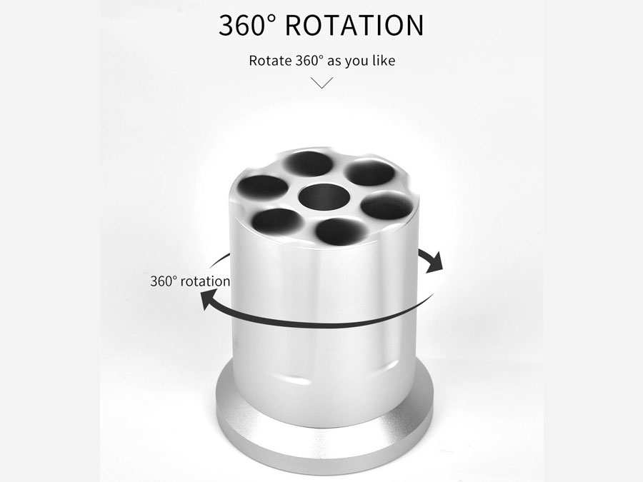 جاخودکاری رومیزی با قابلیت چرخش کوتتسی Coteetci Aluminum alloy wheel pen holder CS5122