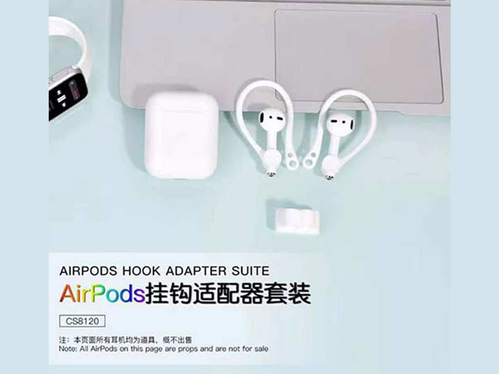 نگهدارنده ایرپادز با قابلیت نصب در بند ساعت کوتتسی Coteetci Airpods hook adapter suit CS8120