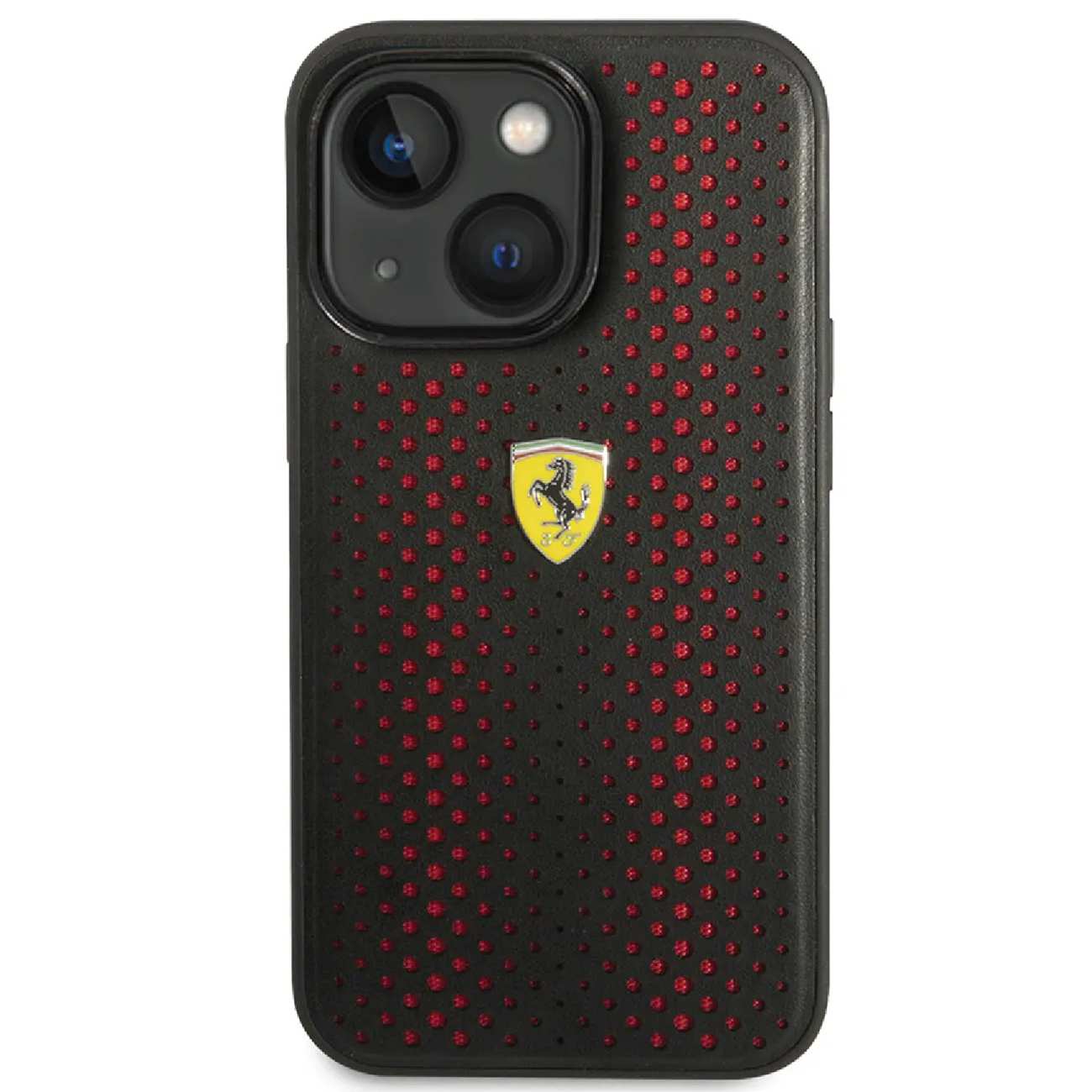 قاب چرمی آیفون 14 پلاس طرح فراری سی جی موبایل Ferrari