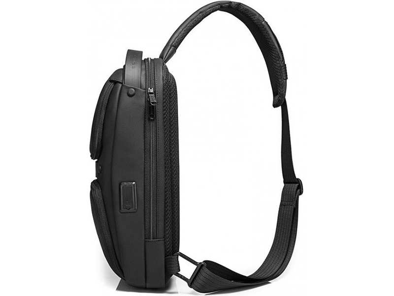 کوله تک بند ضد آب یو اس بی دار بنج  BANGE BG-7258 High-end Men's Crossbody Bag