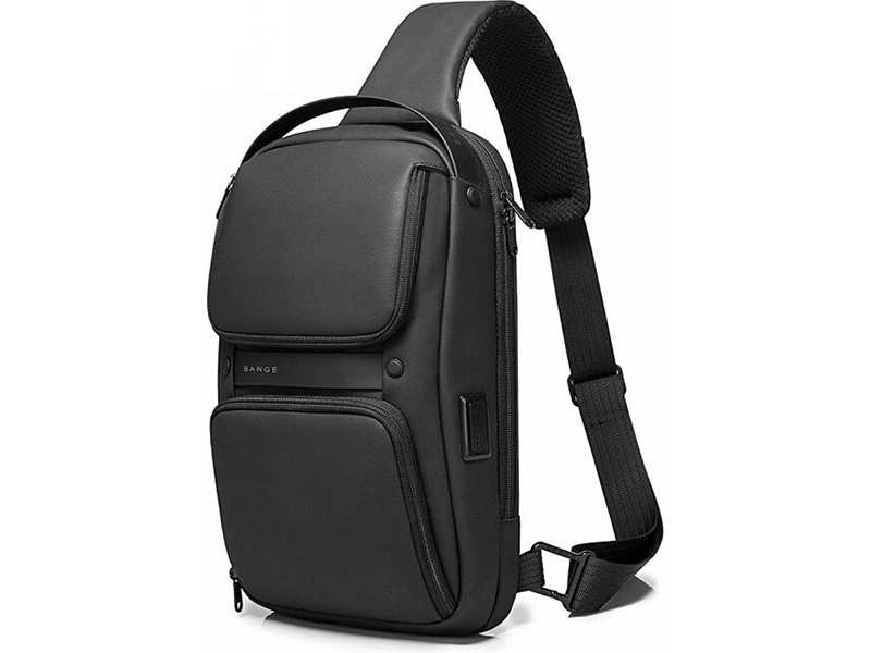 کوله تک بند ضد آب یو اس بی دار بنج  BANGE BG-7258 High-end Men's Crossbody Bag