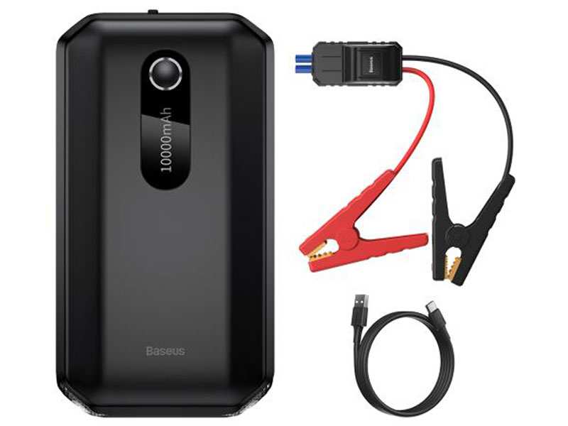 جامپ استارتر و پاوربانک خودرو بیسوس Baseus Super Energy Air Car Jump Starter CGNL020101 10000mAh - تصویر 11