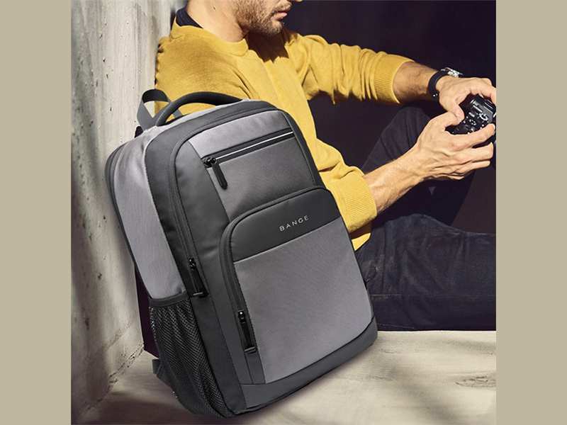 کوله پشتی ضد آب یو اس بی دار بنج BANGE BG-1921 Waterproof Backpack with USB Charging Port