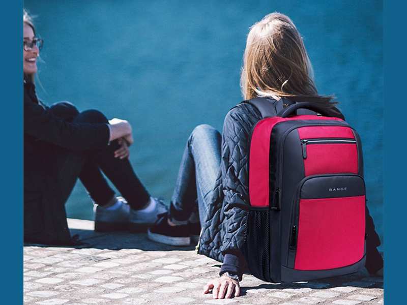 کوله پشتی ضد آب یو اس بی دار بنج BANGE BG-1921 Waterproof Backpack with USB Charging Port