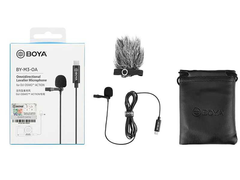 میکروفون  یقه ای سیمی تایپ سی بویا BOYA BY-M3-OA Microphone