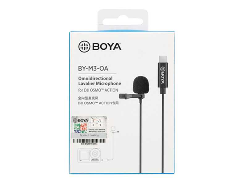 میکروفون  یقه ای سیمی تایپ سی بویا BOYA BY-M3-OA Microphone