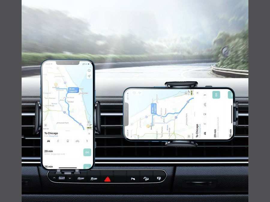 پایه نگهدارنده گوشی موبایل داخل خودرو جویروم Joyroom mechanical car phone holder for air vent JR-ZS259