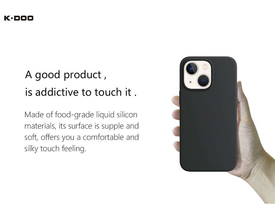 قاب محافظ سیلیکونی آیفون 14 Kzdoo iphone 14 iCoat Silicone Case