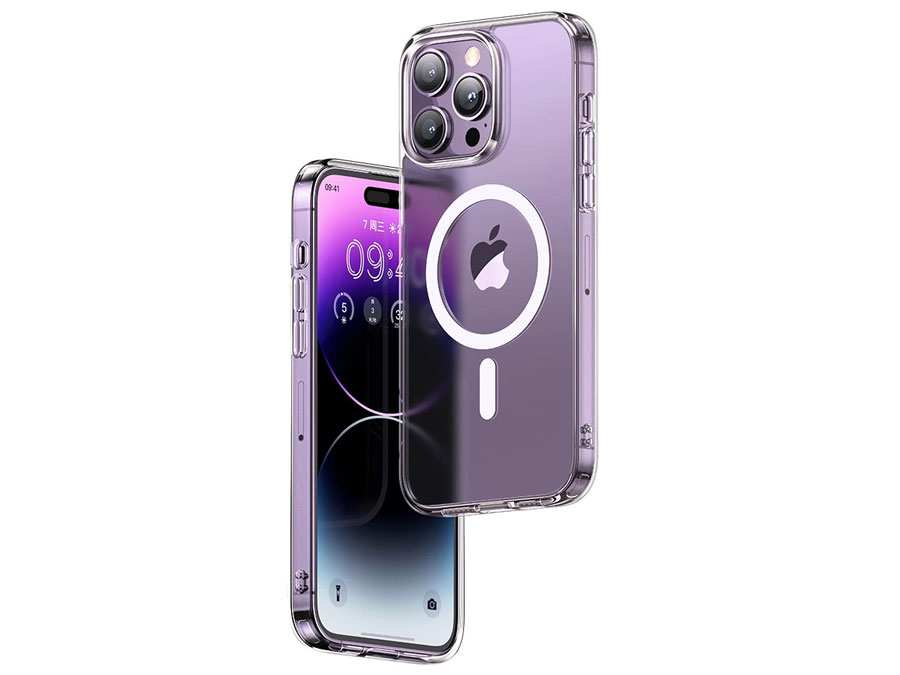 قاب محافظ مگ سیف آیفون 14 پرومکس شفاف مک دودو Mcdodo Crystal PC-3093 Apple iPhone 14 Pro Max Magsafe Case