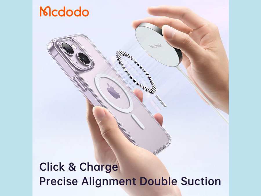 قاب محافظ مگ سیف آیفون 14 پرومکس شفاف مک دودو Mcdodo Crystal PC-3093 Apple iPhone 14 Pro Max Magsafe Case