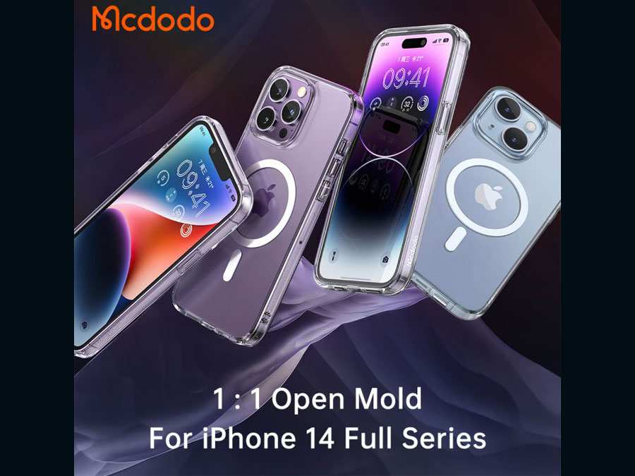 قاب محافظ مگ سیف آیفون 14 پرومکس شفاف مک دودو Mcdodo Crystal PC-3093 Apple iPhone 14 Pro Max Magsafe Case