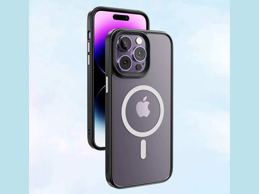 قاب محافظ مگ سیف آیفون 14 پرومکس نیمه شفاف مک دودو Mcdodo PC-3103 Apple iPhone 14 Pro Max Magsafe Case
