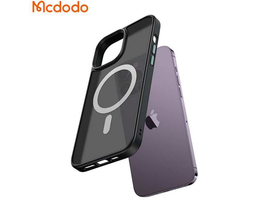قاب محافظ مگ سیف آیفون 14 پرومکس نیمه شفاف مک دودو Mcdodo PC-3103 Apple iPhone 14 Pro Max Magsafe Case