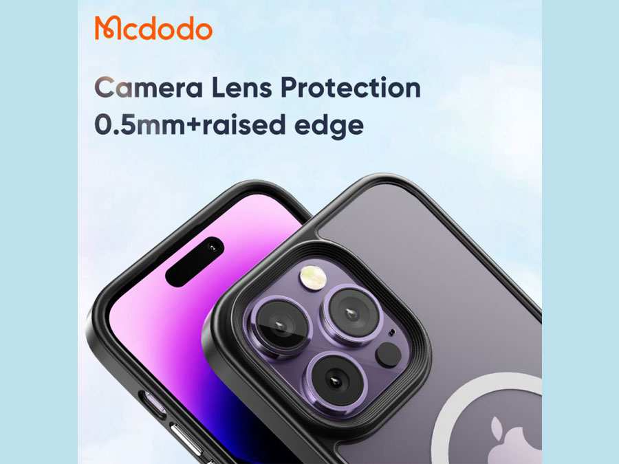 قاب محافظ مگ سیف آیفون 14 پرومکس نیمه شفاف مک دودو Mcdodo PC-3103 Apple iPhone 14 Pro Max Magsafe Case