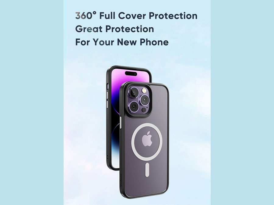 قاب محافظ مگ سیف آیفون 14 پرومکس نیمه شفاف مک دودو Mcdodo PC-3103 Apple iPhone 14 Pro Max Magsafe Case