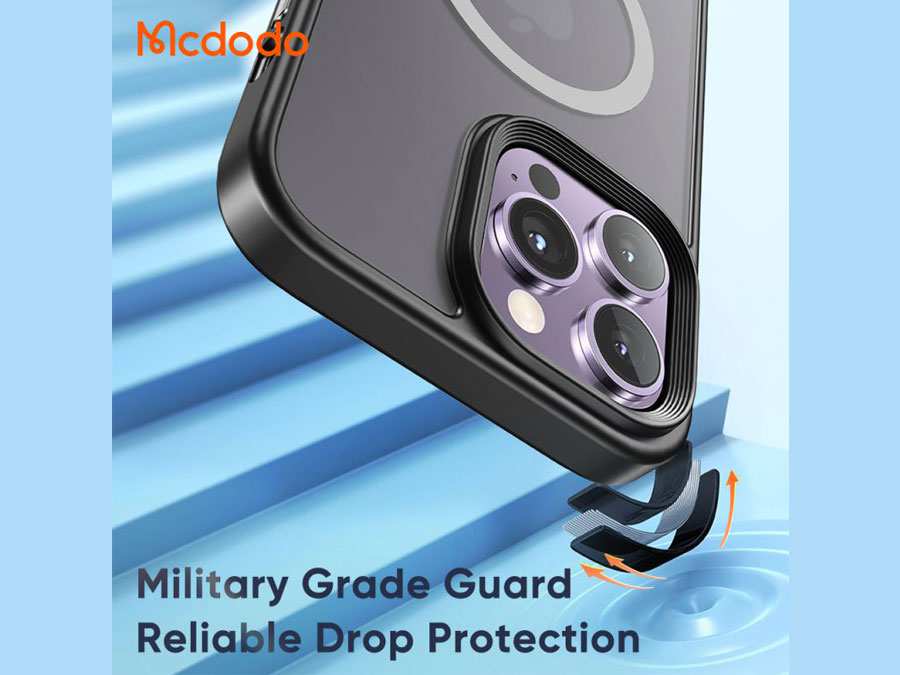 قاب محافظ مگ سیف آیفون 14 پرو نیمه شفاف مک دودو Mcdodo PC-3102 Apple iPhone 14 Pro Magsafe Case