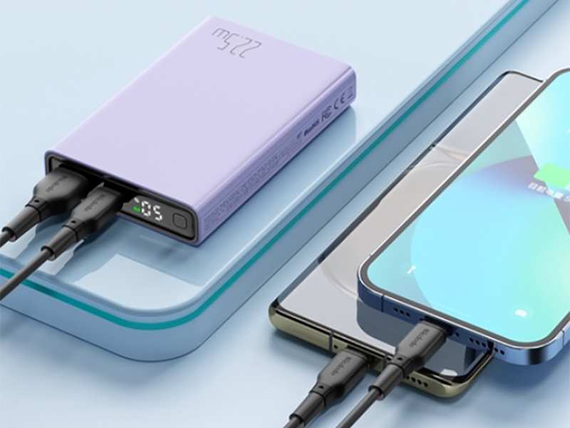 پاوربانک فست شارژ تایپ سی و یو اس بی 10000 میلی آمپر ساعت مک دودو Mcdodo MC-294 22.5W Powerbank