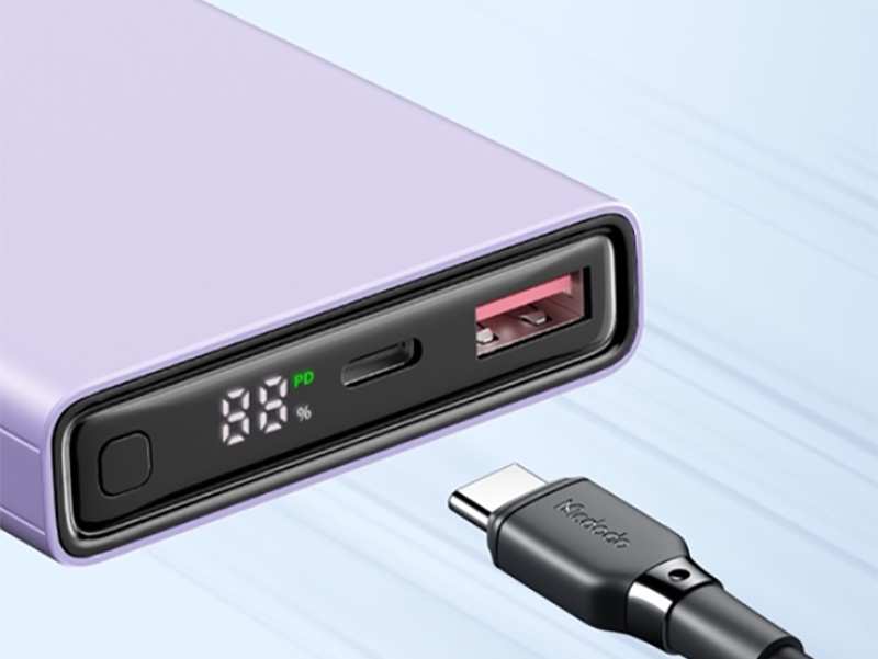 پاوربانک فست شارژ تایپ سی و یو اس بی 10000 میلی آمپر ساعت مک دودو Mcdodo MC-294 22.5W Powerbank