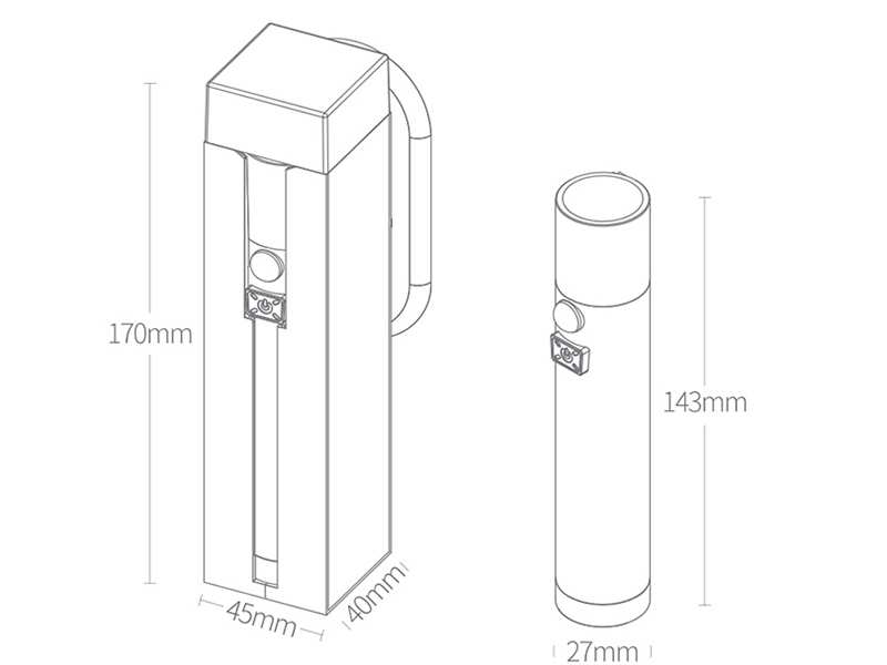 چراغ قوه القایی چند کاره شیائومی Xiaomi NEXTOOL ZES0425  Multi function Induction Flashlight