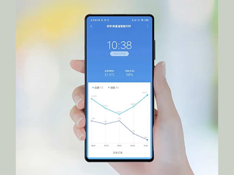 ساعت و سنسور رطوبت شیائومی MHO-C303