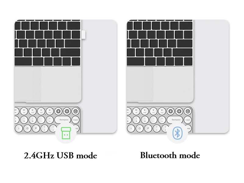 کیبورد بی سیم شیائومی Xiaomi MIIIW MWXKT01 Air 85 Bluetooth Dual-mode Mini Keyboard