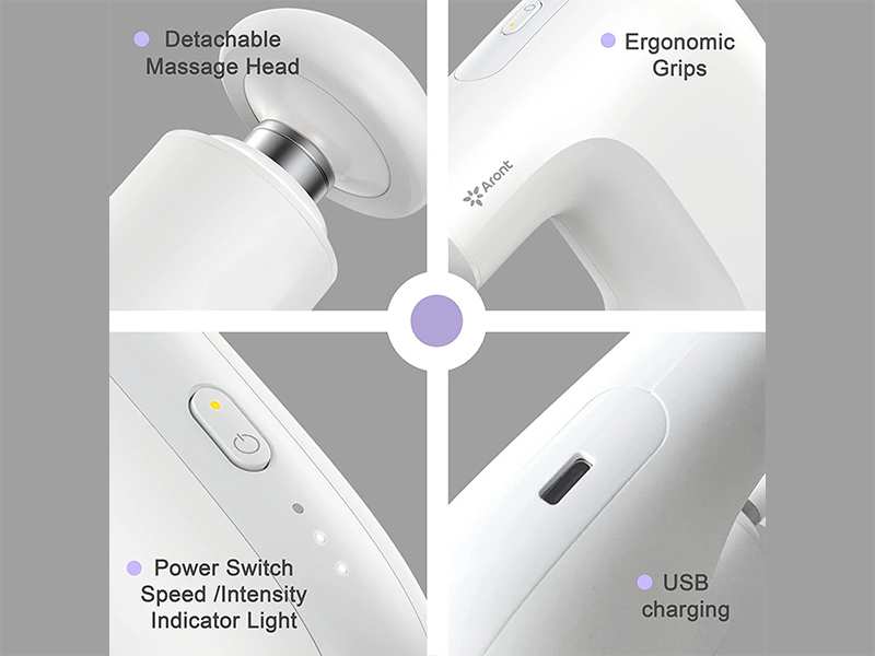 مینی ماساژور تفنگی دو سر شیائومی Xiaomi Aront SX301 Mini Double Head Massage Gun