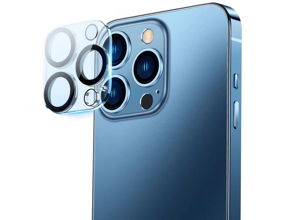 محافظ دوربین آیفون 14 پرو و 14 پرومکس (پک دوعددی) بیسوس Baseus 14 Pro/14 Pro Max Lens Film Max SGQK000802