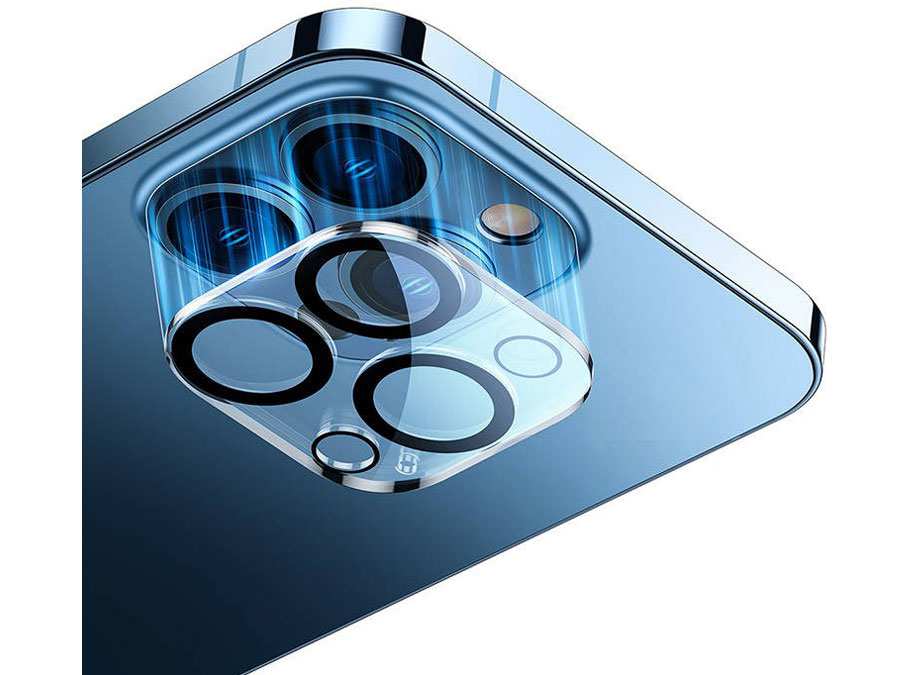 محافظ دوربین آیفون 14 پرو و 14 پرومکس (پک دوعددی) بیسوس Baseus 14 Pro/14 Pro Max Lens Film Max SGQK000802