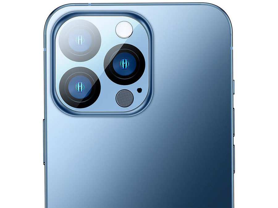 محافظ دوربین آیفون 14 پرو و 14 پرومکس (پک دوعددی) بیسوس Baseus 14 Pro/14 Pro Max Lens Film Max SGQK000802