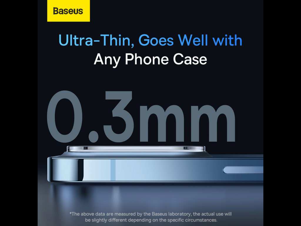 محافظ دوربین آیفون 14 پرو و 14 پرومکس (پک دوعددی) بیسوس Baseus 14 Pro/14 Pro Max Lens Film Max SGQK000802