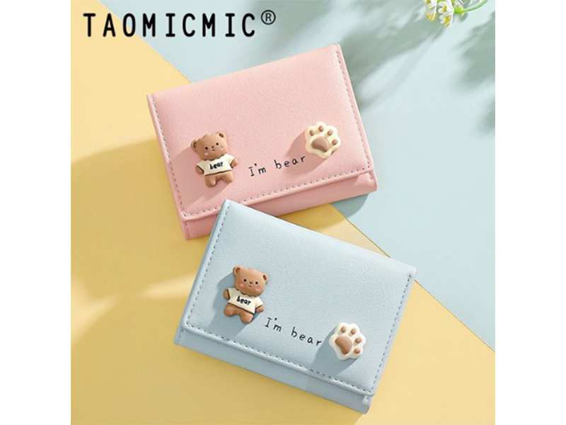 کیف پول فانتزی دخترانه تائومیک میک TAOMICMIC Y8899 short  multi-card wallet