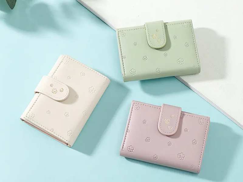 کیف پول دخترانه تاشو کوچک TAOMICMIC Y8844 purse simple short women's wallet