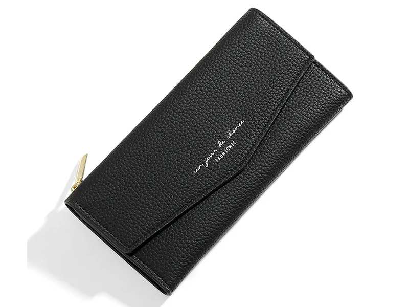 کیف پول زنانه تاشو چرم دارای 11 جاکارتی TAOMICMIC Y8213  Folding Long women Wallet