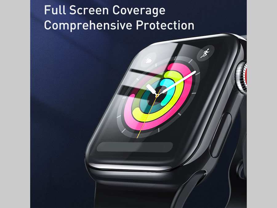 محافظ صفحه نمایش اپل واچ 38 میلی متری سری 1، 2 و 3 بیسوس Baseus SGAPWA4-E01 Screen Film Apple Watch 38mm