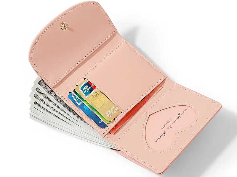 کیف پول و کارت اعتباری زنانه و دخترانه تاشو گلدار TAOMICMIC Y8373 Women Short Wallet