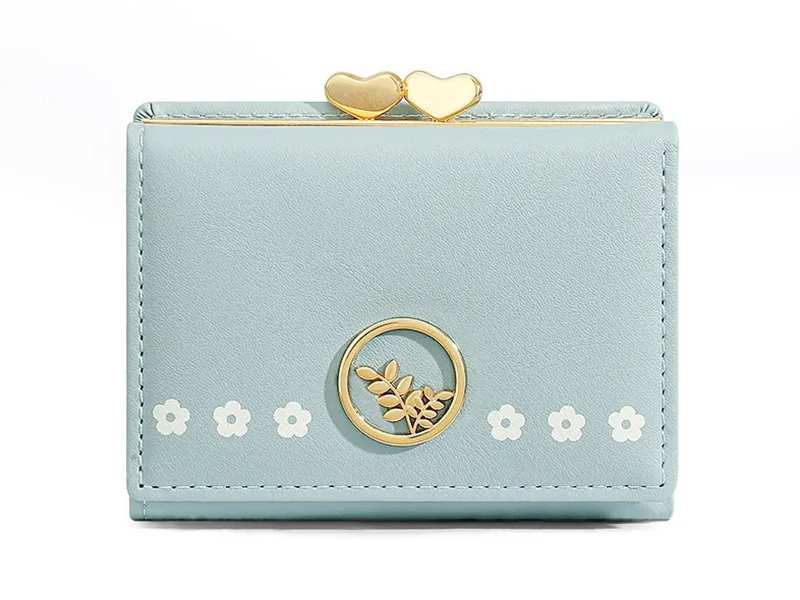 کیف پول زنانه و دخترانه کوچک تاشو قفلی TAOMICMIC Y8894 Short Wallets Women