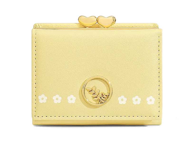 کیف پول زنانه و دخترانه کوچک تاشو قفلی TAOMICMIC Y8894 Short Wallets Women