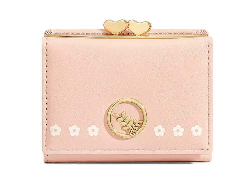 کیف پول زنانه و دخترانه کوچک تاشو قفلی TAOMICMIC Y8894 Short Wallets Women