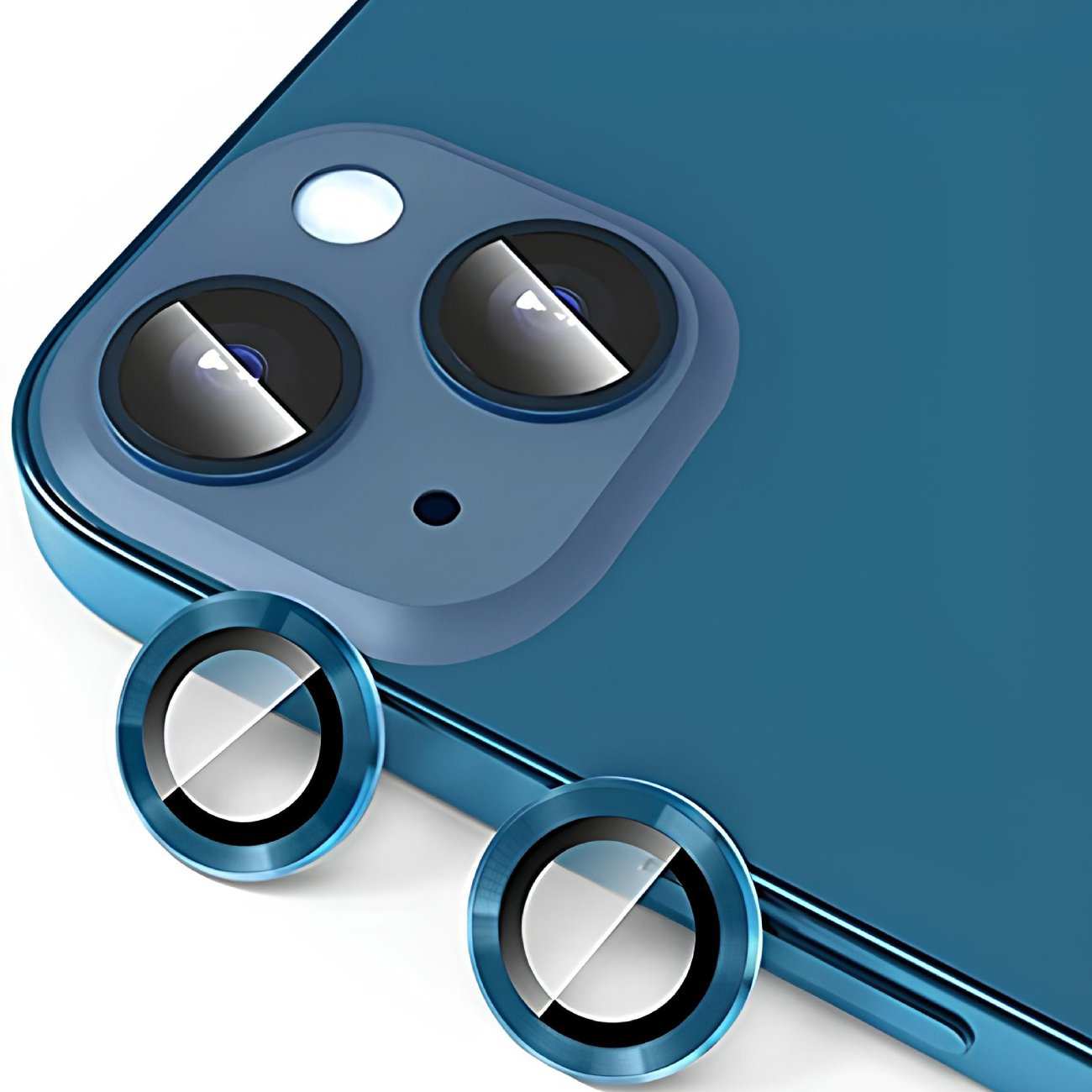 محافظ لنز دوربین رینگی ضدانعکاس نور آیفون 14 و آیفون 14 پلاس S-ROCK