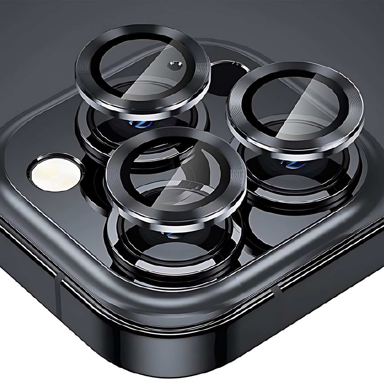 محافظ رینگی لنز دوربین آیفون 14 پرو و آیفون 14 پرومکس ضدانعکاس نور اسراک S-ROCK